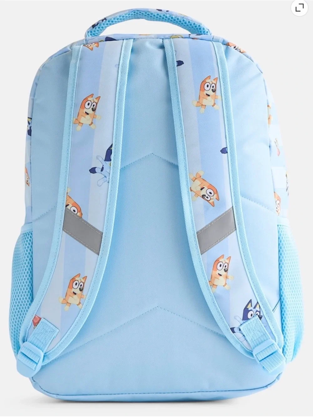 Bluey Unisex Striped Sister Dance Backpack Set with Lunch Bag and Headphones